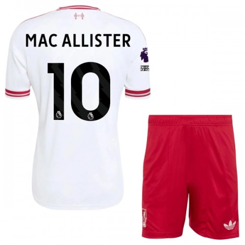 Ensemble Maillot Liverpool Mac Allister 10 Exterieur 2026-27 Enfant